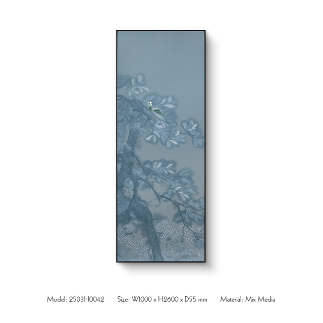 TY New Collection Luxury Embroidered Wall Art Hot Seller Handmade Painting Custom Support for High-end Interior Design