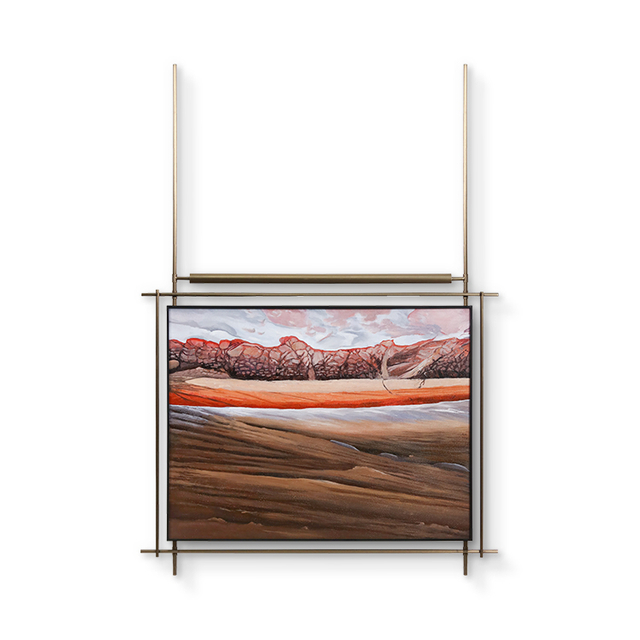 Manufacturer New Collection Luxury Embroidered Wall Art Hot Seller Handmade Painting Custom Support for High-end Interior Design