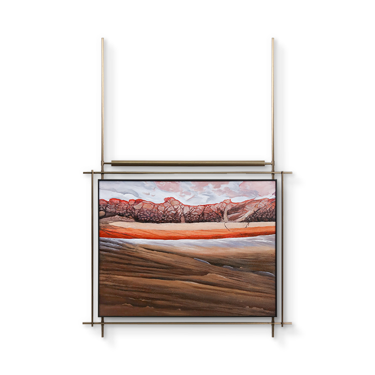 Manufacturer New Collection Luxury Embroidered Wall Art Hot Seller Handmade Painting Custom Support for High-end Interior Design