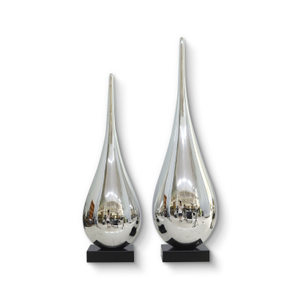 Modern Light Luxury Water Drop Fiberglass Sculpture Abstract Art Decoration Art Soft Decoration
