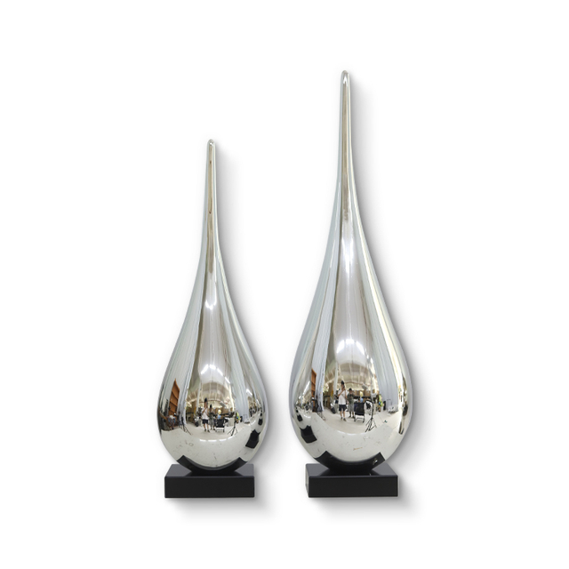 Modern Light Luxury Water Drop Fiberglass Sculpture Abstract Art Decoration Art Soft Decoration