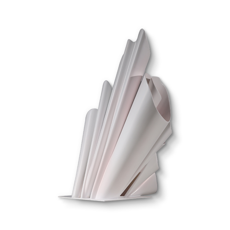 Modern 3D Printing Resin Sculpture Art Installation White High-end Ornaments for Home Decoration