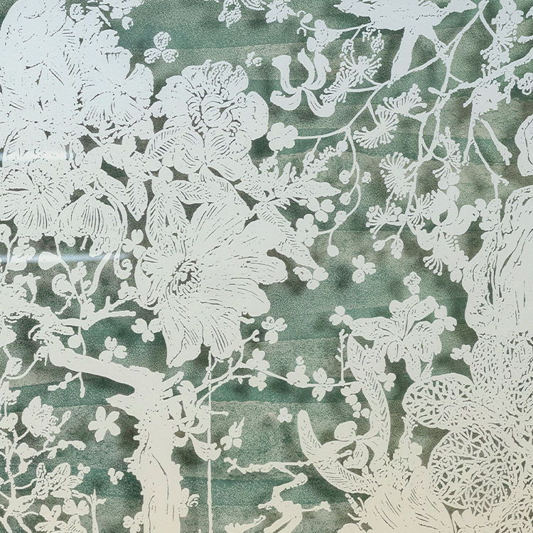 TY Luxury Acrylic UV Papper Cutting Home Decor Textured Fabric Wall Art High Quality for High-end Interior Design Custom Support