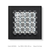 TY Luxury Home Decor Black Textured Based Wall Art High Quality for Interior Villa Hotel Design Custom Support