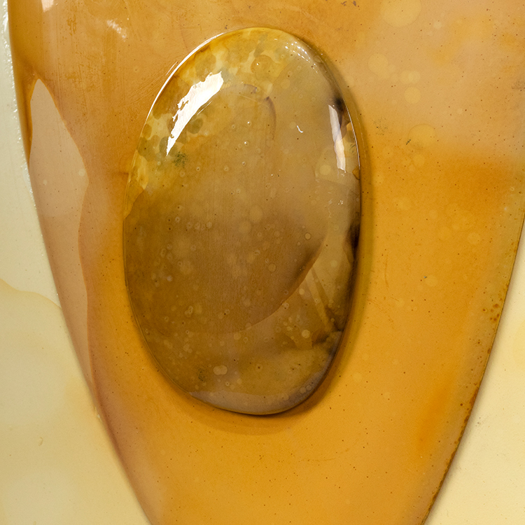  TY ART Resin Covered Wall Art Textured Handmade Painting with Irregular Shaped Board Home Decor for High-end Hotel Interior Design Custom Support