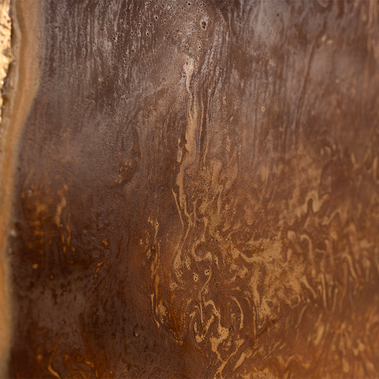 TY ART SPACE Textured Hand-painted Wood Carving Wall Art Panel Home Decor for High-end Hotel Villa Interior Design Custom Support