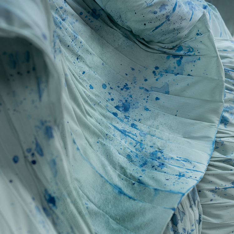  TY ART SPACE Handmade 3D Fabric/Paper Installation Wall Art Panel Home Decor for High-end Hotel Villa Interior Design Custom Support