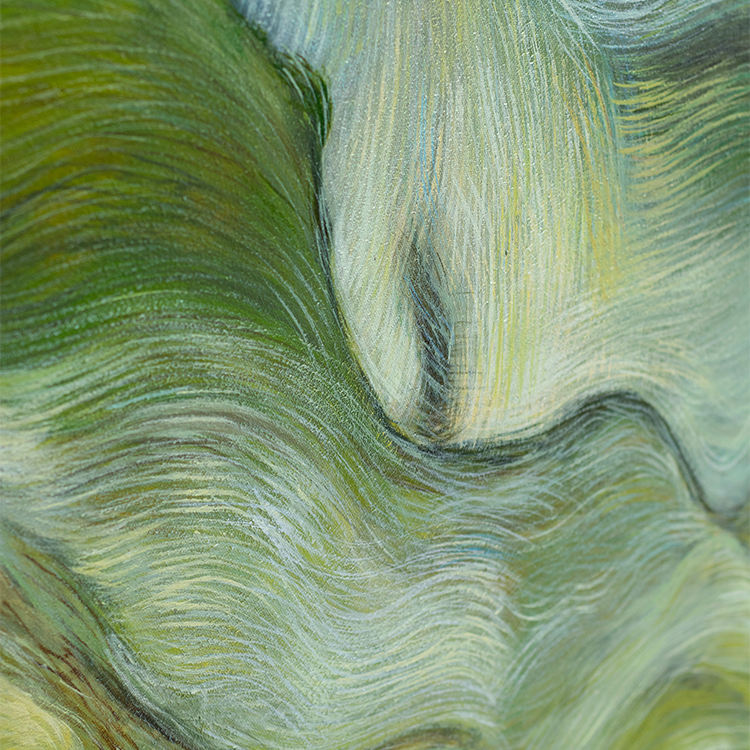  TY ART SPACE Abstract Textured Hand-painted Painting on Canvas Wall Art Panel Home Decor for High-end Hotel Villa Interior Design Custom Support