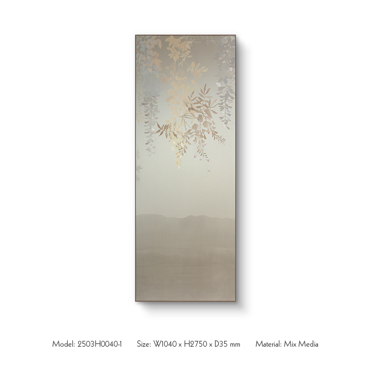 TY Luxury Embroidered Wall Art Handmade Painting Custom Support Home Decor for High-end Interior Design