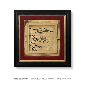 TY 3D Mixed Media Wall Art Panel Custom Suppport High Quality for High-end Interior Design ​