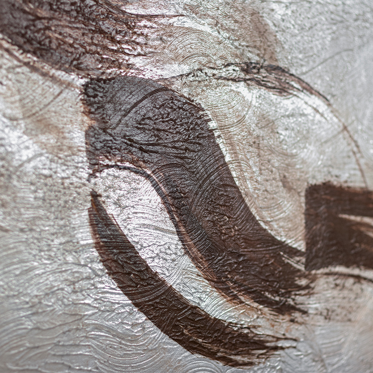  TY ART Textured Handmade Painting Wall Art Panel Home Decor with Mother-of- Pearl for Interior Design Custom Support