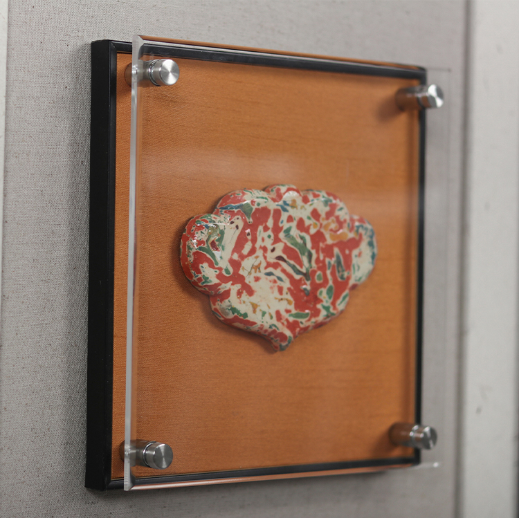  TY ART SPACE Wood Carving Wall Art Mixed Media Home Decor for High-end Interior Design Custom Support