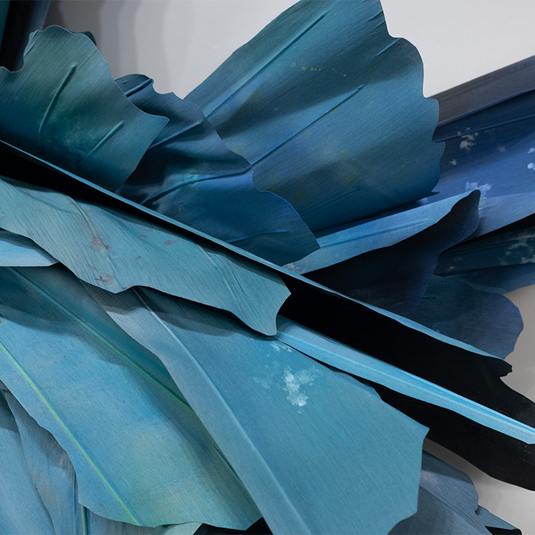 TY ART SPACE Hand-painted Paper Modeling Installation Wall Art Panel Luxury Home Decor for High-end Hotel Villa Interior Design Custom Support