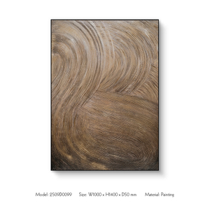  TY ART SPACE Abstract Textured Handmade Painting on Canvas Wall Art Panel Home Decor for High-end Hotel Villa Interior Design Custom Support