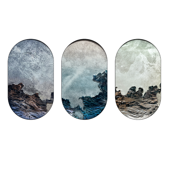  TY ART SPACE Handmade 3D UV with Fiberglass Relief Wall Art Panel Covered with Resin & Glitters Home Decor Direct Outlet for High-end Hotel Villa Interior Design Custom Support