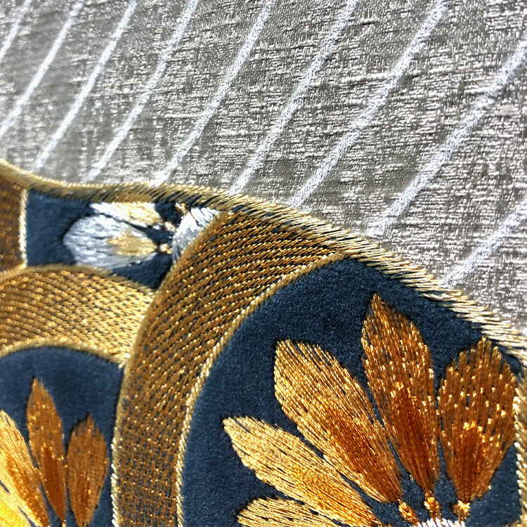 TY Luxury Embroidered Wall Art 3D Painting Custom Support Home Decor for High-end Interior Design