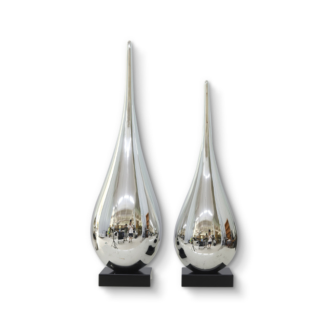 Modern Light Luxury Water Drop Fiberglass Sculpture Abstract Art Decoration Art Soft Decoration