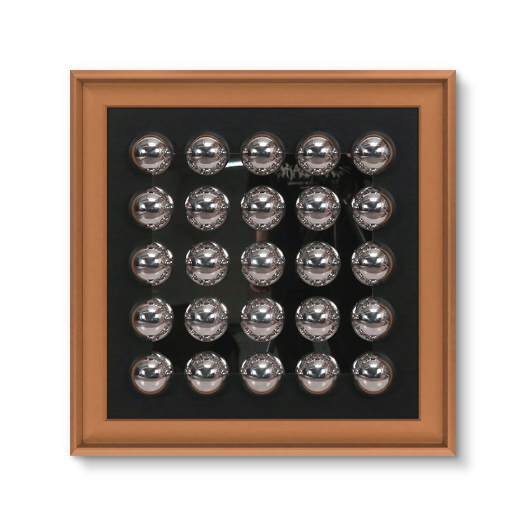TY 3D Stainless Steel Balls Wall Art Panel Custom Support High Quality Paintings for Interior Design