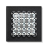 TY Luxury Home Decor Black Textured Based Wall Art High Quality for Interior Villa Hotel Design Custom Support
