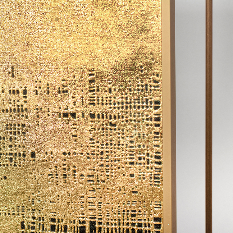 TY 3D Textured Stainless Steel Framed Wall Art Panel Custom Suppport Painting for Home Decor