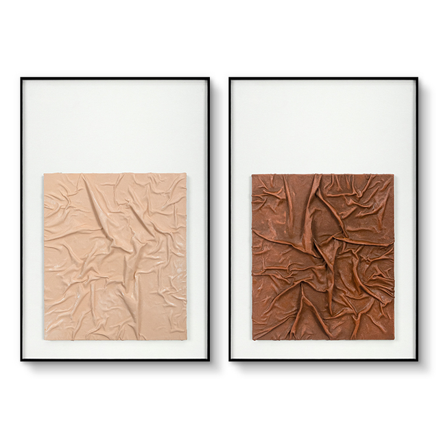 Manufacturer TY Luxury Pleated Fabric Home Decor Hand-paint Wall Art High Quality for High-end Interior Design Custom Support
