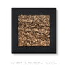 Manyfacturer Pleated Fabric Wall Art with Black Leather Base for Interior Home Decor Custom Support