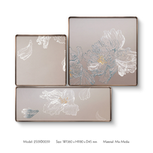  TY ART SPACE 3D Relief Textured Painting Wall Art Panel with Fabric Base Luxury Home Decor for High-end Hotel Villa Interior Design Custom Support