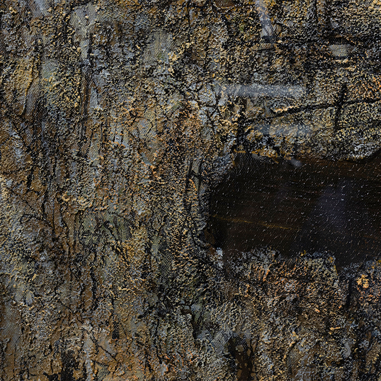  TY ART SPACE Abstract Textured Hand-painted Painting on Canvas Wall Art Panel Home Decor for High-end Hotel Villa Interior Design Custom Support