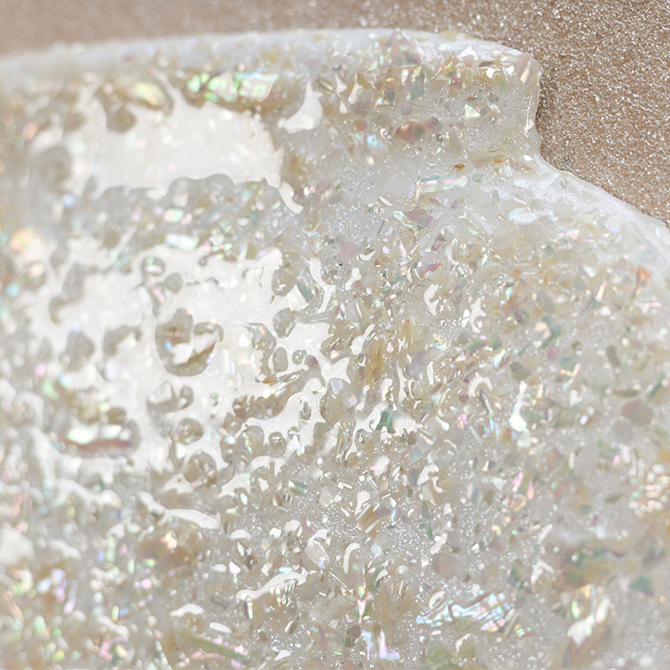  TY ART SPACE MDF Carving Wall Art Panel with Mother-of-pearl Pieces Sandstone Texture Hand-painted Home Decor for High-end Hotel Villa Interior Design Custom Support