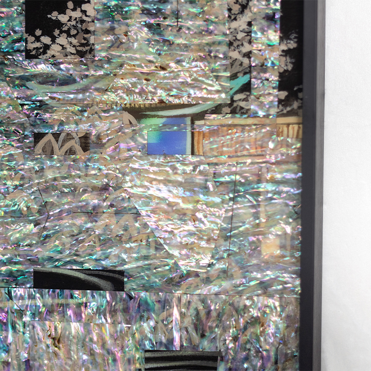 Lacquered Art Mother-of-pearl Wall Painting Hot Seller Custom Support for High-end Interior Design