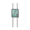 Stainless Steel Framed Wall Art Luxury Handmade Textured Painting High Quality for High-end Interior Design
