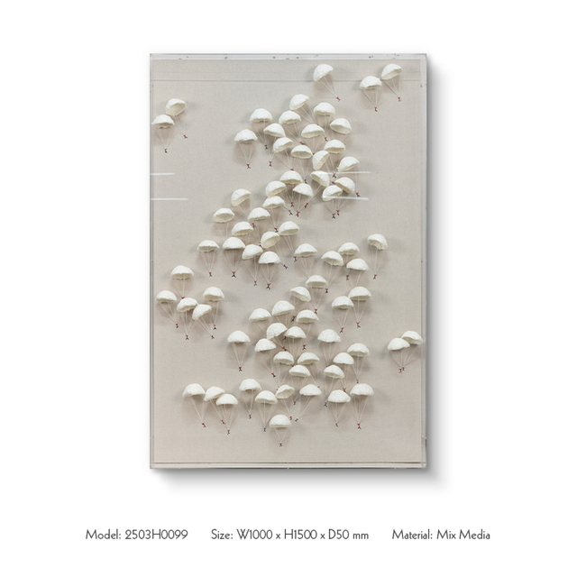TY 3D Customize Paper Wall Art Painting High Quality for High-end Interior Design