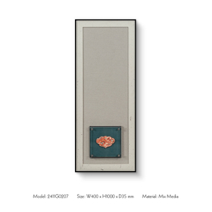  TY ART SPACE Wood Carving Wall Art Mixed Media Home Decor for High-end Interior Design Custom Support