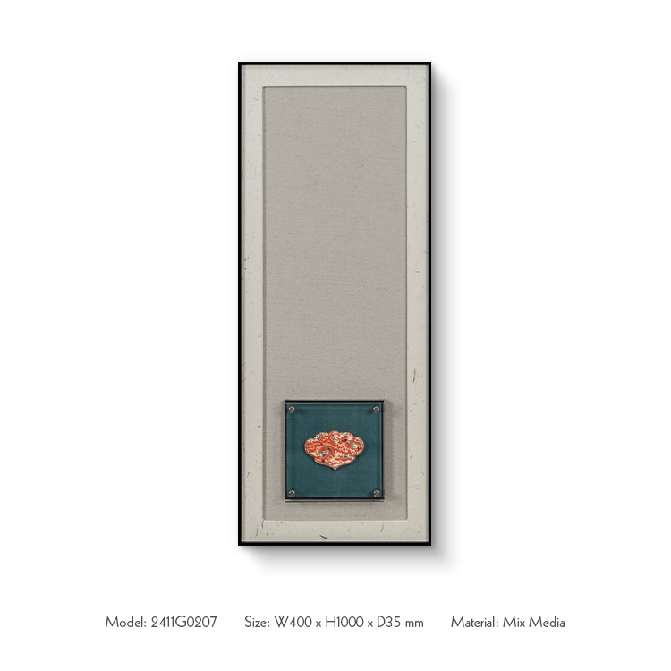  TY ART SPACE Wood Carving Wall Art Mixed Media Home Decor for High-end Interior Design Custom Support