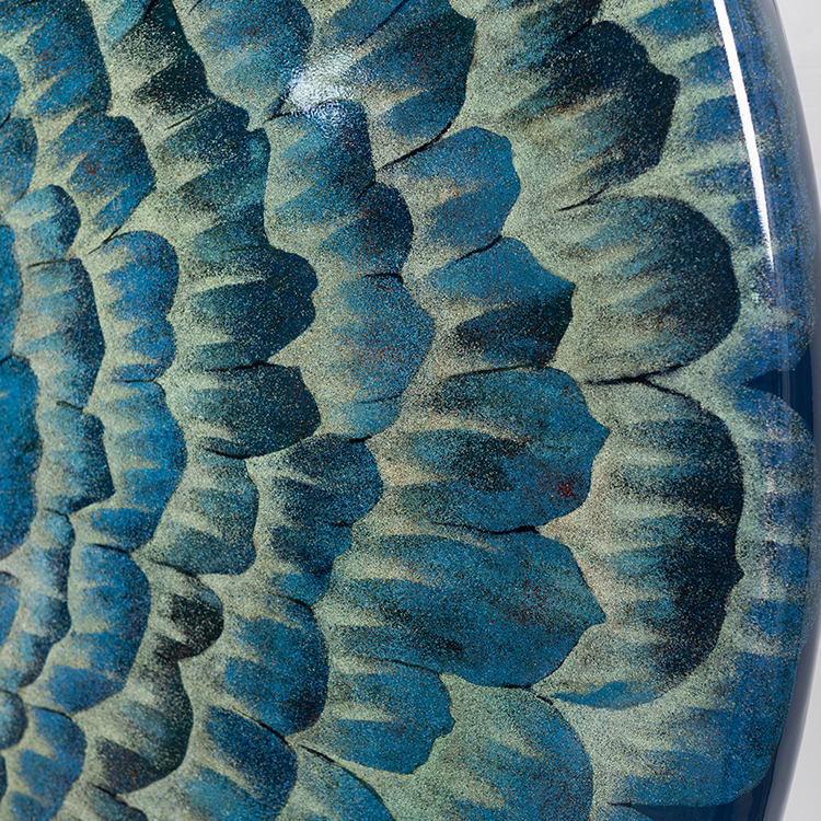  TY ART SPACE Luxury Lacquer Painting Wall Art Panel Home Decor for High-end Hotel Villa Interior Design Custom Support