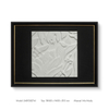 Textured Wall Art Wood Carving Home Decor with Black Fabric Base Wooden Framed Handmade Paintings for Hotel Villa Projects