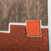 Textured Handmade Painting Collaging Home Decor Sandstone Base with Wooden Framed Wall Art for Hotel Villa Projects