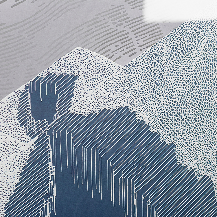  TY ART 3D Textured Printing Covered Hand-paint Framed Home Decor with Beige CardBoard for Interior Design