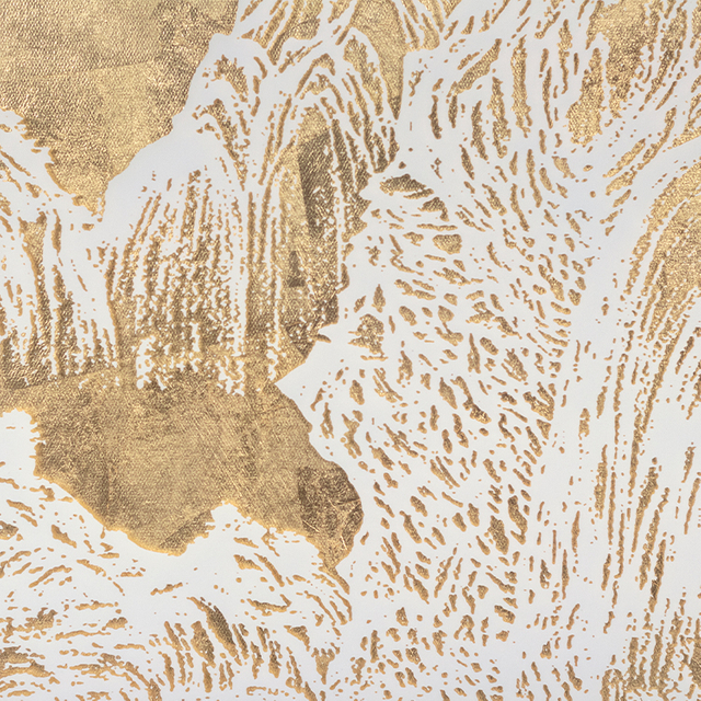  TY ART 3D Texture Printing Aluminum Framed Wall Art Panel Home Decor with Gold Foil for Interior Design Custom Support