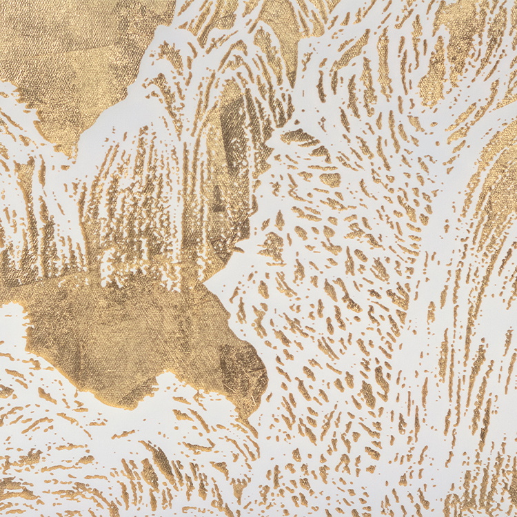  TY ART 3D Texture Printing Aluminum Framed Wall Art Panel Home Decor with Gold Foil for Interior Design Custom Support