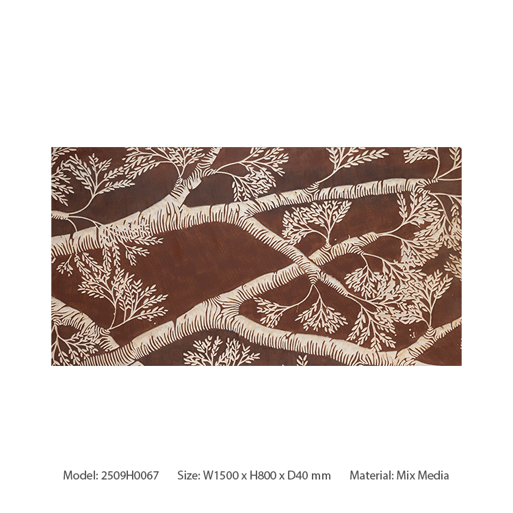  TY ART SPACE Handmade Wood Carving Wall Art Panel Home Decor for High-end Hotel Villa Interior Design Custom Support