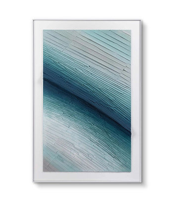 Gradient Bule Color Paper 3D Wall Art Decor