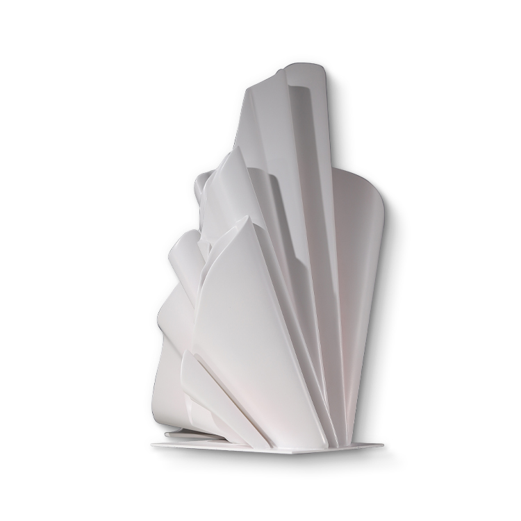 Modern 3D Printing Resin Sculpture Art Installation White High-end Ornaments for Home Decoration