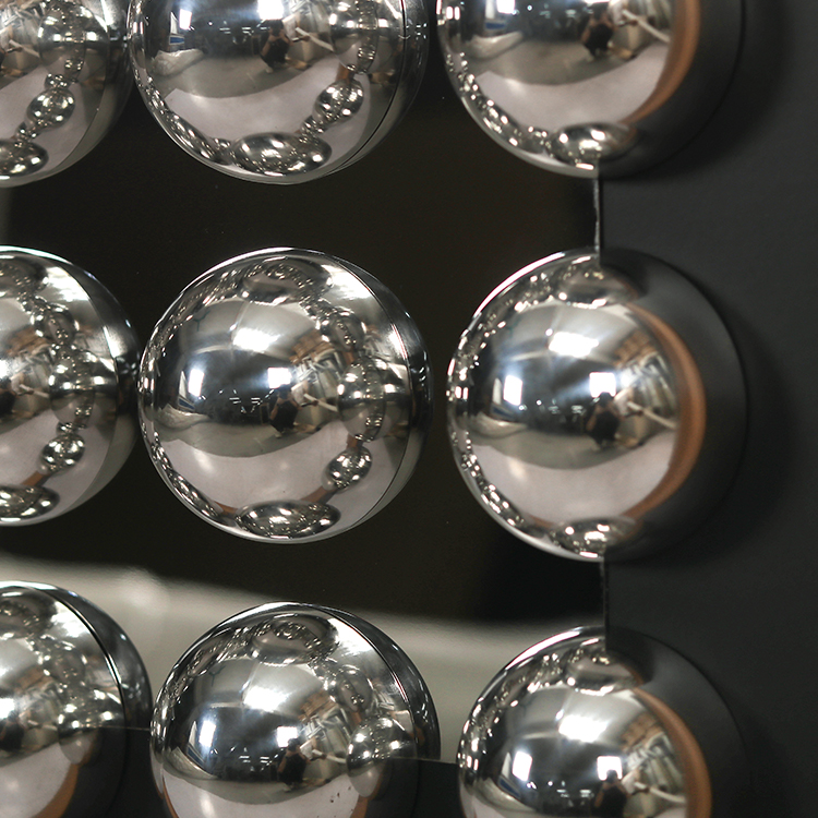 TY 3D Stainless Steel Balls Wall Art Panel Custom Support High Quality Paintings for Interior Design