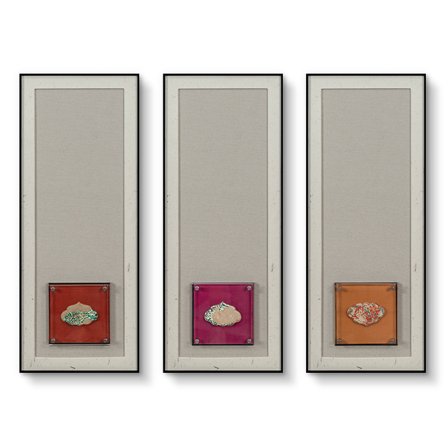  TY ART SPACE Wood Carving Wall Art Mixed Media Home Decor for High-end Interior Design Custom Support