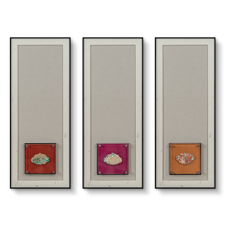  TY ART SPACE Wood Carving Wall Art Mixed Media Home Decor for High-end Interior Design Custom Support