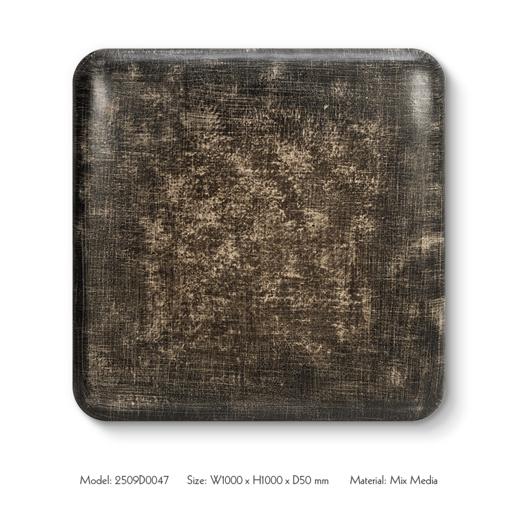 TY ART SPACE Vintage Hand-painted Wood Carving Wall Art Panel Home Decor for High-end Hotel Villa Interior Design Custom Support