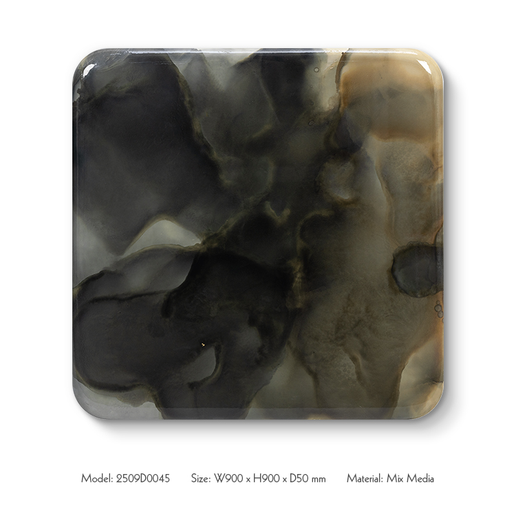  TY ART SPACE Hand-painted Wood Carving Wall Art Painting Home Decor for High-end Hotel Villa Interior Design Custom Support