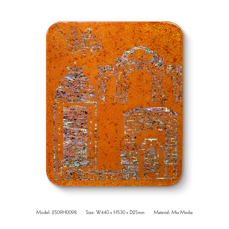 TY ART SPACE Luxury Handmde Lacquer Wall Art Panel Home Decor for High-end Hotel Villa Interior Design Custom Support