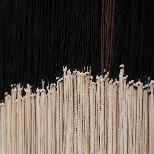  TY ART SPACE Handmade Colored Rope Weaving Wall Art Panel Manufacturer Home Decor Direct Outlet for High-end Hotel Villa Interior Design Custom Support